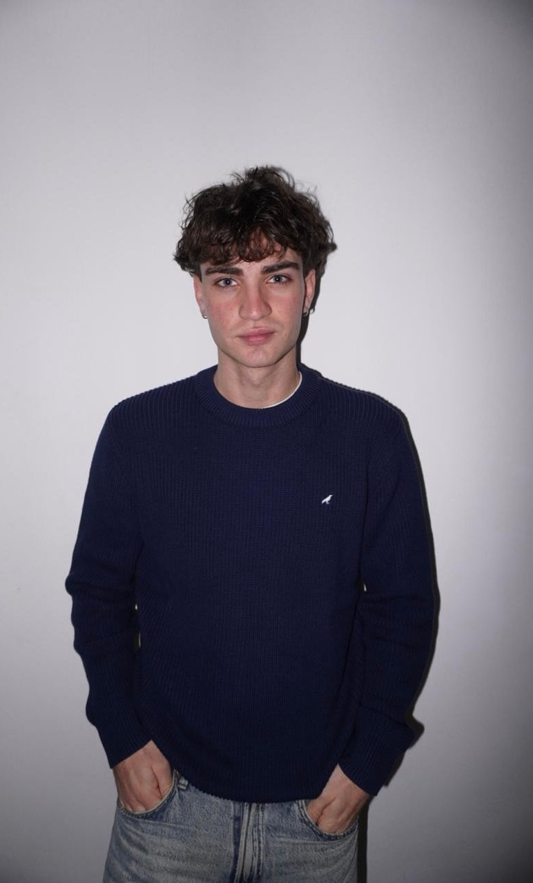 Unisex Knitted Crewneck Sweater