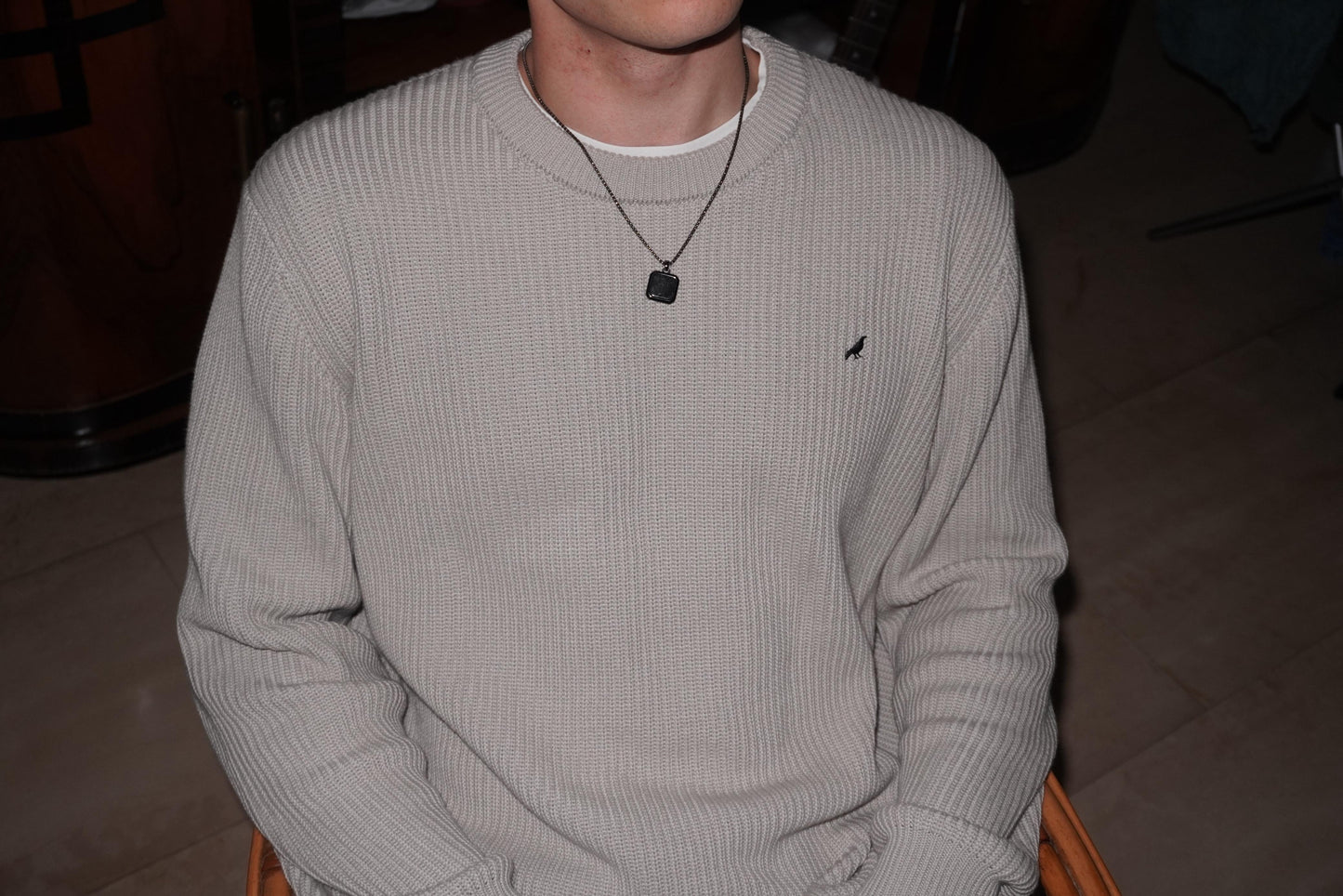 Unisex Knitted Crewneck Sweater